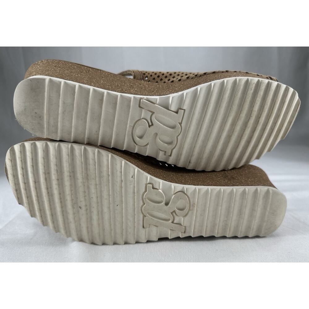 Paul Green Sandals ‘CLEO’ Wedge Slingback-sandals AU6-US8.5 World Travelers Fev. - Picture 10 of 11